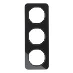 Hager Berker R.1 Afdekraam 10132116 Zwart