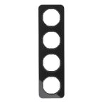 Hager Berker R.1 Afdekraam 10142116 Zwart