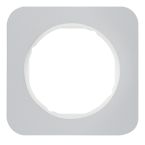 Hager Berker R.1 Afdekraam 10112174 AluminiumAlpinwit