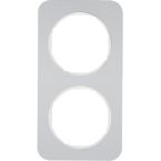 Hager Berker R.1 Afdekraam 10122174 AluminiumAlpinwit