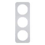 Hager Berker R.1 Afdekraam 10132174 AluminiumAlpinwit