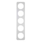 Hager Berker R.1 Afdekraam 10152174 AluminiumAlpinwit