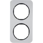 Hager Berker R.1 Afdekraam 10122184 AluminiumZwart