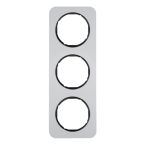 Hager Berker R.1 Afdekraam 10132184 AluminiumZwart