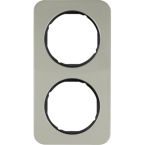 Hager Berker R.1 Afdekraam 10122104 EdelstaalZwart