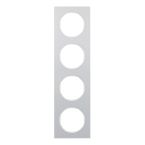 Hager Berker R.3 Afdekraam 10142274 AluminiumAlpinwit