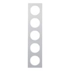 Hager Berker R.3 Afdekraam 10152274 AluminiumAlpinwit