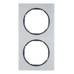 Hager Berker R.3 Afdekraam 10122284 AluminiumZwart