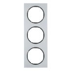 Hager Berker R.3 Afdekraam 10132284 AluminiumZwart