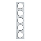 Hager Berker R.3 Afdekraam 10152284 AluminiumZwart