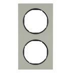 Hager Berker R.3 Afdekraam 10122204 EdelstaalZwart