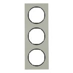 Hager Berker R.3 Afdekraam 10132204 EdelstaalZwart