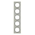 Hager Berker R.3 Afdekraam 10152204 EdelstaalZwart