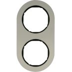 Hager Berker R.Classic Afdekraam 10122084 AluminiumZwart