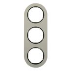 Hager Berker R.Classic Afdekraam 10132084 AluminiumZwart