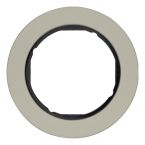 Hager Berker R.Classic Afdekraam 10112004 EdelstaalZwart