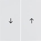 Hager Berker SB Bedieningswip 16258989 Alpinwit glanzend