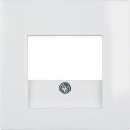 Hager Berker SB Centraalplaat audioworld 10338919 Alpinwit glanzend