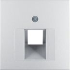 Hager Berker SB Centraalplaat IAEUAE 14071404 Aluminium