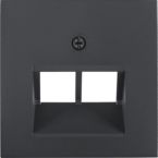 Hager Berker SB Centraalplaat IAEUAE 14091606 Antraciet