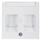 Hager Berker SB Centraalplaat RJ45 11818989 Alpinwit glanzend