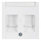 Hager Berker SB Centraalplaat RJ45 11811909 Alpinwit mat