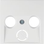 Hager Berker SB Centraalplaat satelliet 12031909 Alpinwit mat