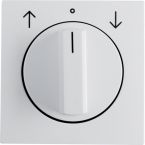 Hager Berker SB Draaiknop 1080190900 Alpinwit mat