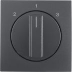 Hager Berker SB Draaiknop 1084160600 Antraciet