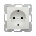 Hager Berker SB Wandcontactdoos 6147438989 Alpinwit glanzend