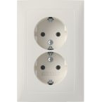 Hager Berker SB Wandcontactdoos 47721909 Alpinwit mat