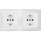 Hager Berker S.1 Wandcontactdoos 47208989 Alpinwit glanzend