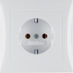 Hager Berker S.1 Wandcontactdoos 47428989 Alpinwit glanzend