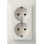 Hager Berker S.1 Wandcontactdoos 47748989 Alpinwit glanzend