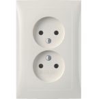 Hager Berker S.1 Wandcontactdoos 47958989 Alpinwit glanzend