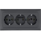 Hager Berker S.1 Wandcontactdoos 47661949 Antraciet