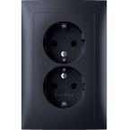 Hager Berker S.1 Wandcontactdoos 47721606 Antraciet