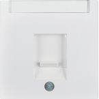 Hager Berker SB Centraalplaat RJ45 11708989 Alpinwit glanzend