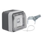 Hager Berker W.1 Datacontactdoos 14093505 Staalgrijs