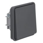 Hager Berker W.1 Impulsdrukker 50453515 Staalgrijs