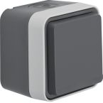 Hager Berker W.1 Wandcontactdoos 47403515 Staalgrijs