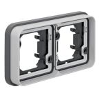 Hager Berker W.1 Afdekraam 13293505 Staalgrijs