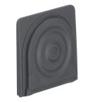 Hager Berker W.1 Leidinginvoerhulpstuk 18143515 Staalgrijs