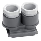 Hager Berker W.1 Leidinginvoerhulpstuk 18893505 Staalgrijs