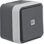 Hager Berker W.1 Schakelaar 31763505 Staalgrijs