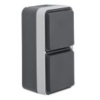 Hager Berker W.1 Wandcontactdoos 47703555 Staalgrijs