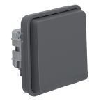 Hager Berker W.1 Wandcontactdoos 47063525 Staalgrijs