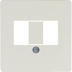 Hager Berker WGUP Centraalplaat audioworld 145802 Crème