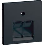 Hager Tehalit Centraalplaat RJ45 GZUAE2A9011