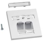 OUTLET Hager Tehalit RJ45 Centraalplaat RJ45 GZUAE29010